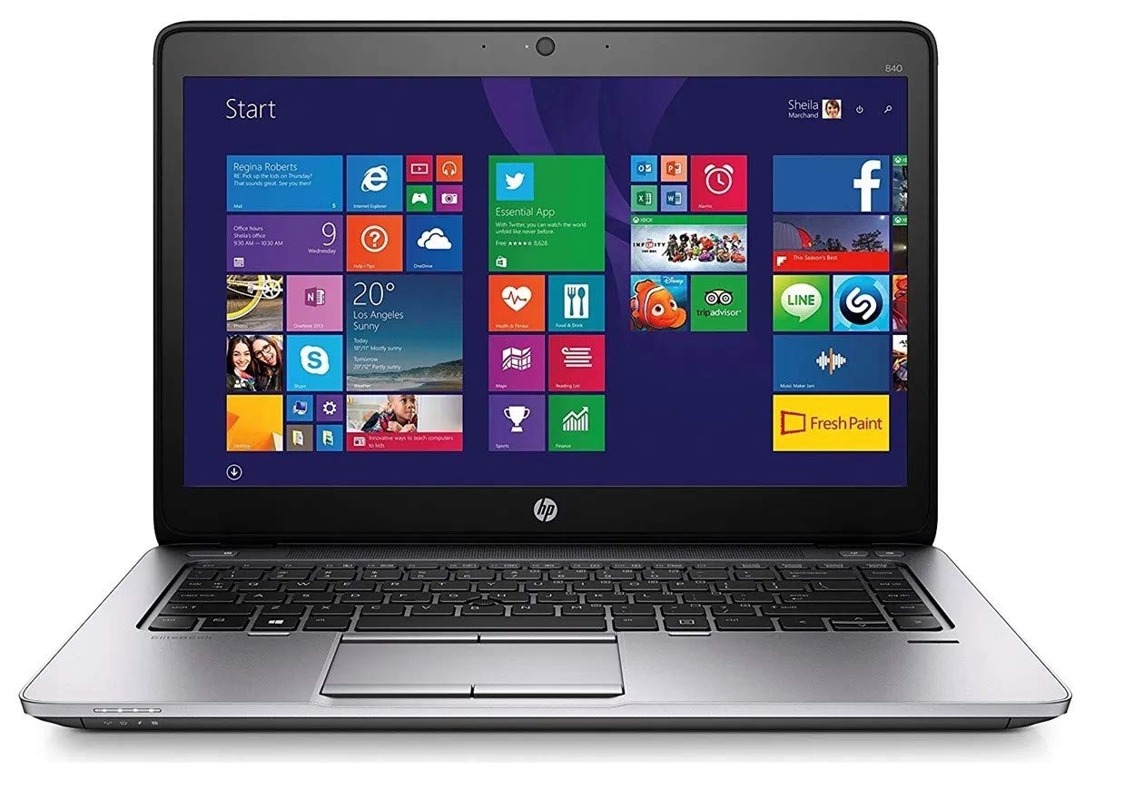 HP EliteBook 840 G2 14in Touchscreen Laptop Computer Intel Core i5-5200U up to 2.70GHz 16GB RAM 256GB SSD Bluetooth 4.0 WiFi Windows 10 Professional (Renewed)