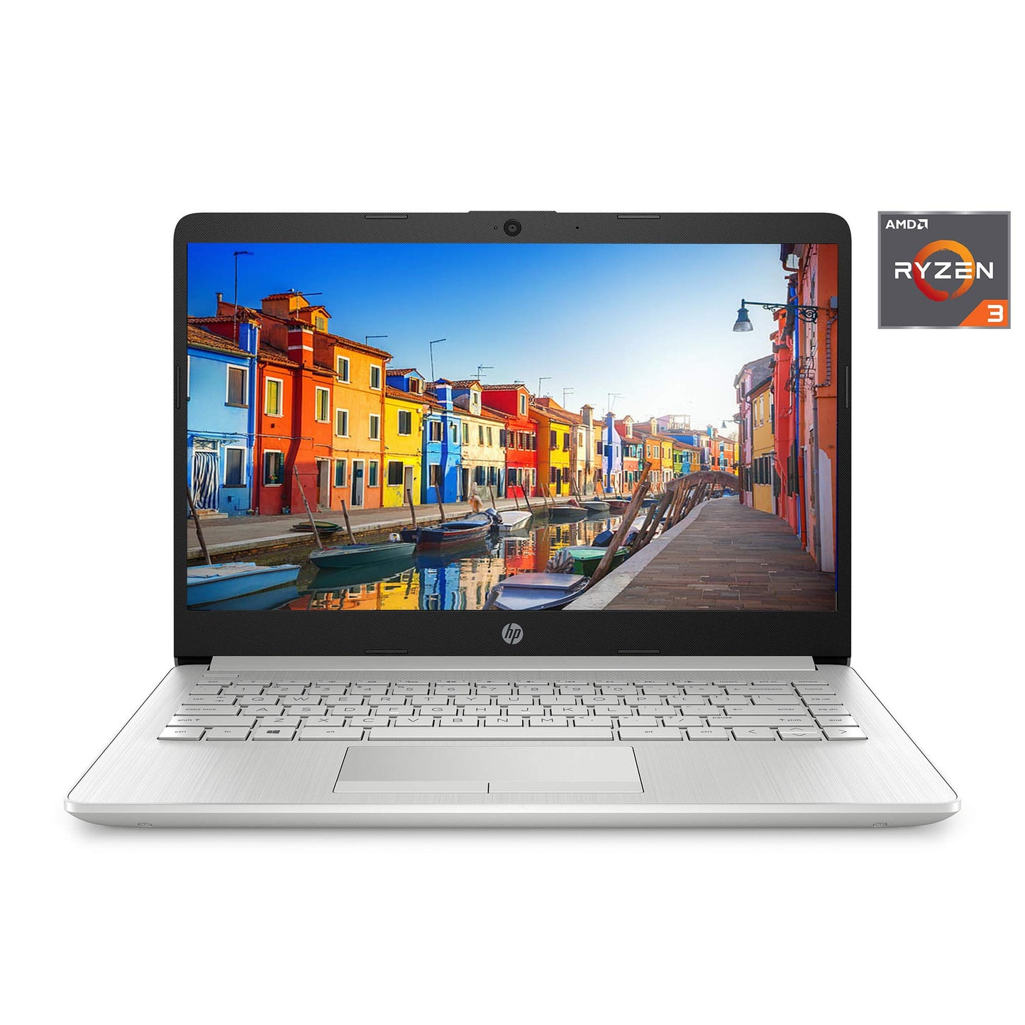 HP 14-inch HD AMD Ryzen 3 3.5GHz 4GB 1TB HDD Radeon Vega 3 Webcam Windows 10 Laptop Sliver (1TB HDD Silver) (Renewed)