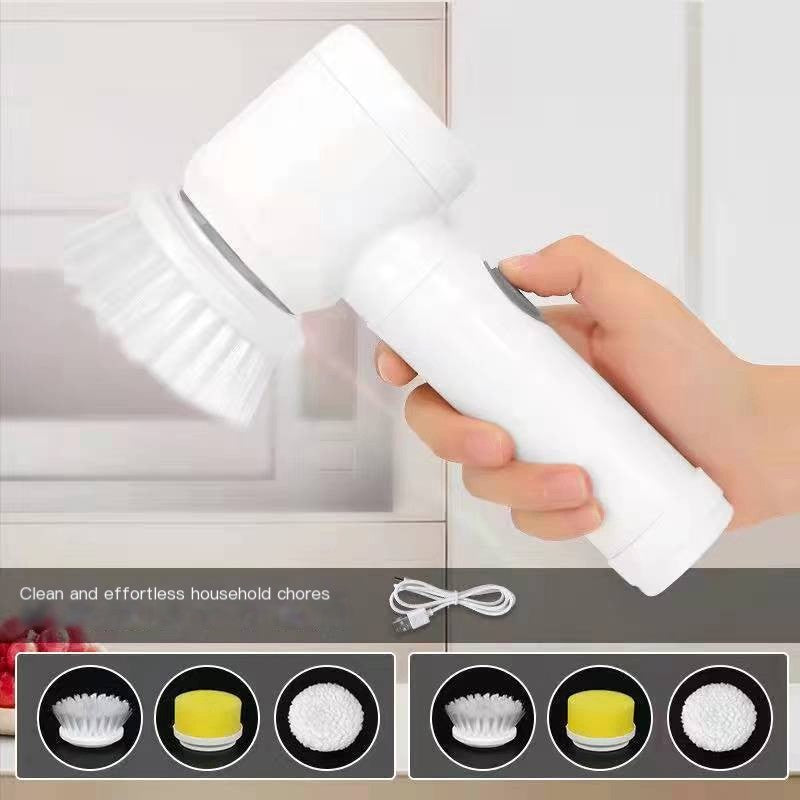 Portable 4-in-1 Electric Cordless Cleaning Brush