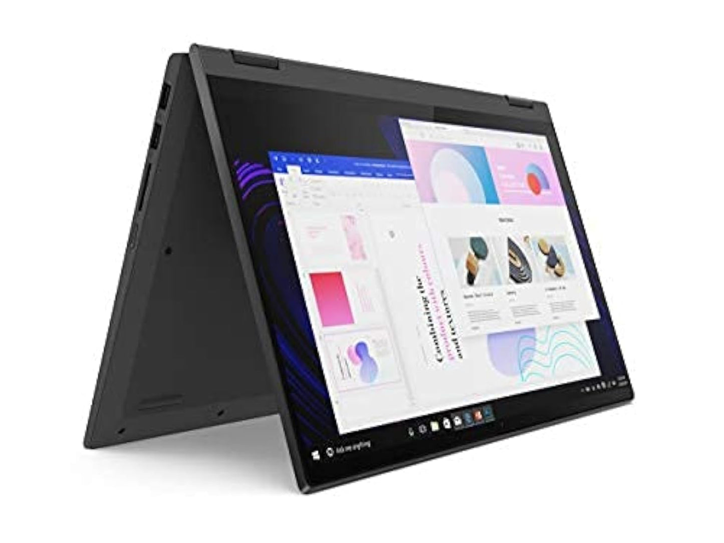 Lenovo 2022 IdeaPad Flex 5 2-in-1 14" FHD IPS Touchscreen Laptop Intel Core i3-1115G4 Processor 4GB RAM 128GB SSD HDMI WiFi Bluetooth Webcam Windows 10 S Abyss Blue IFT 32GB USB Drive