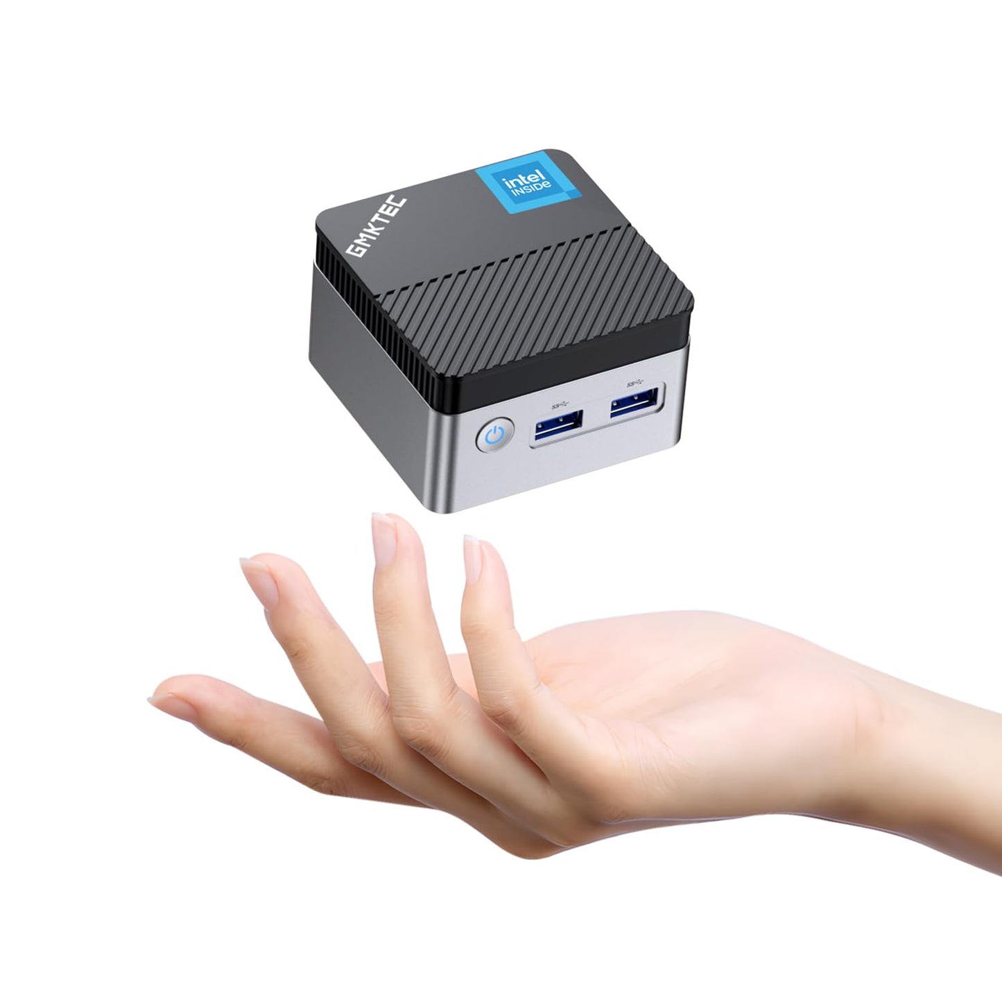 GMKtec Mini PC Windows 11 Pro Intel 11th Gen N5105 10nm 8GB RAM 128GB SSD M.2 2242 Micro Desktop Computer with Dual HDMI 4K Dual DDR4 Dual WiFi Giga BT4.2& Cooling Fans