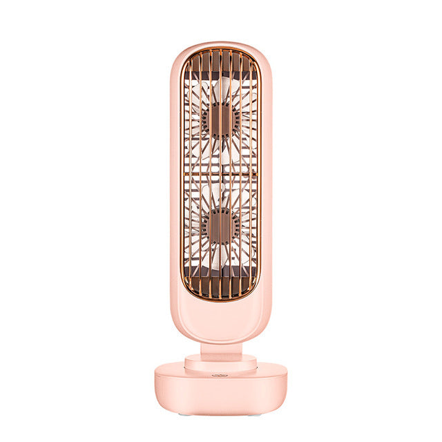 New Double Leaf USB Charging Tower Fan for Office