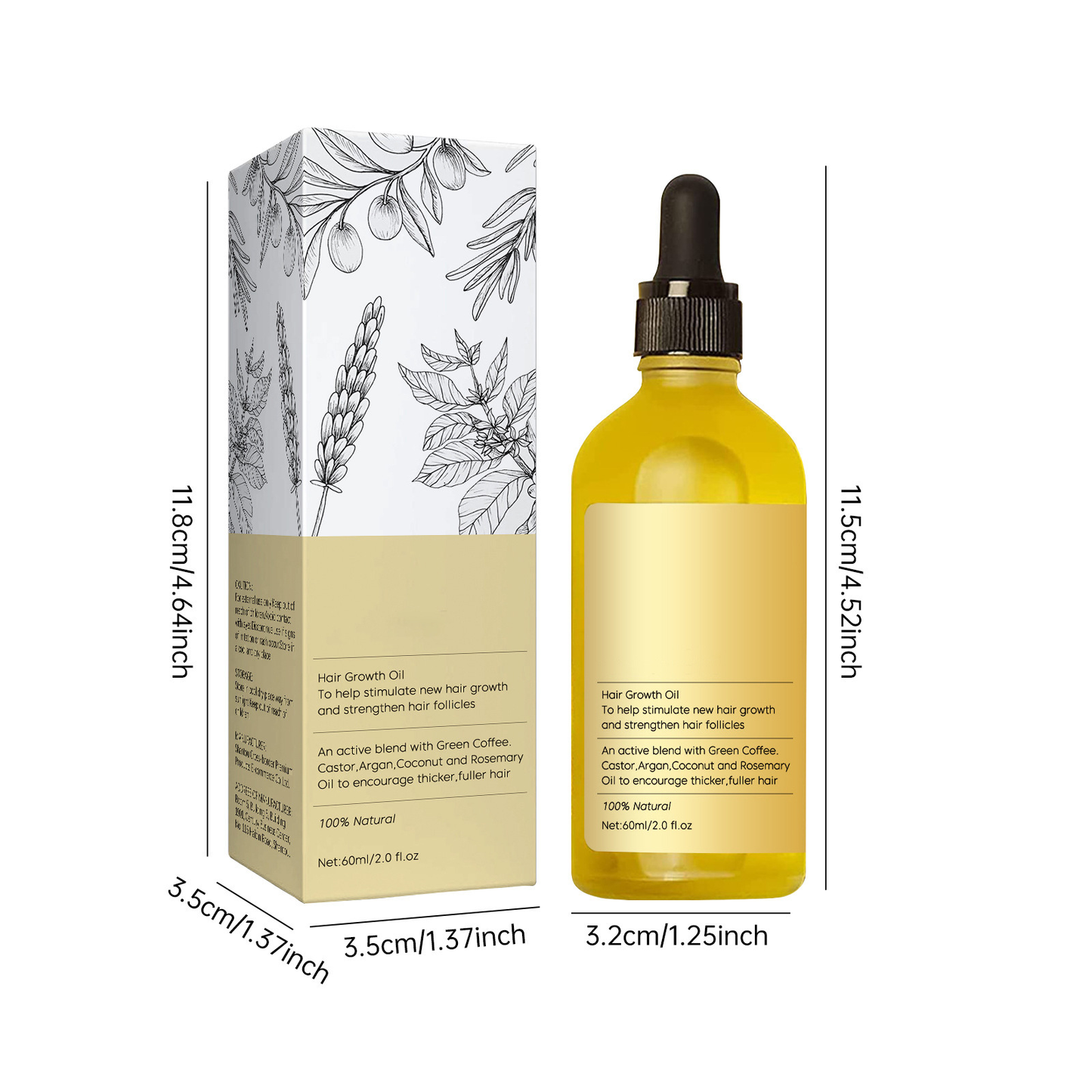 Natural Hair Growth Serum & Thrive Hair Oil