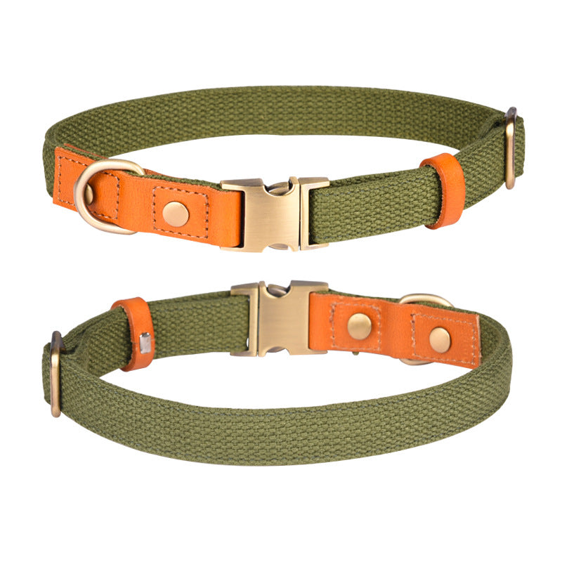 Comfortable Leather Engraved Pet Collar