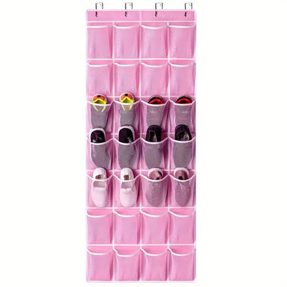 Hanging Organizer with 28 Mesh Pockets and Hooks
