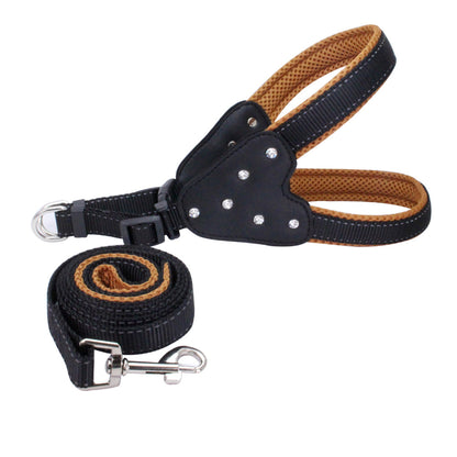 Rhinestone Reflective Pet Traction Sleeve