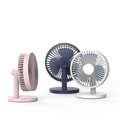 USB Rechargeable Desktop Fan with 3 Speed Settings
