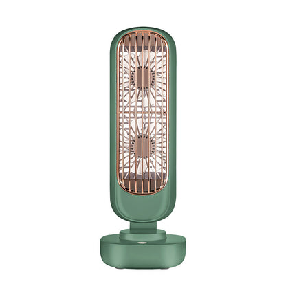 New Double Leaf USB Charging Tower Fan for Office