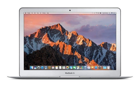 Apple MacBook Air 13" | Intel Core i5 1.8GHz Dual-Core | 8GB LPDDR3 | 256GB SSD | Intel HD 6000 | Thunderbolt 2 | FaceTime HD | WiFi | macOS | Silver | Renewed