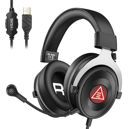 EKSA Wired Gaming Headset with 7.1 Surround Sound
