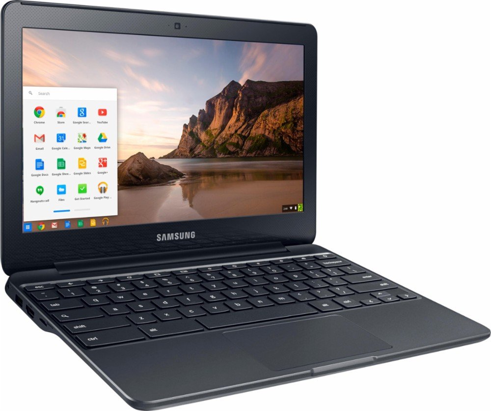 Samsung High Performance Chromebook computer Intel Dual-Core Celeron N3060 up to 2.48GHz 11.6 inch WLED HD Display 4GB DDR3 32GB eMMC 802.11ac HDMI Chrome OS