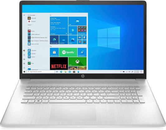 HP 17.3" FHD Laptop | i5-1135G7 11th Gen 4-Core | 12GB DDR4 | 1TB HDD | Iris Xe | USB-C | HDMI | Webcam | Win10 Home | Silver | Refurbished
