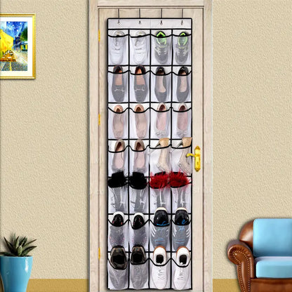 Hanging Organizer with 28 Mesh Pockets and Hooks