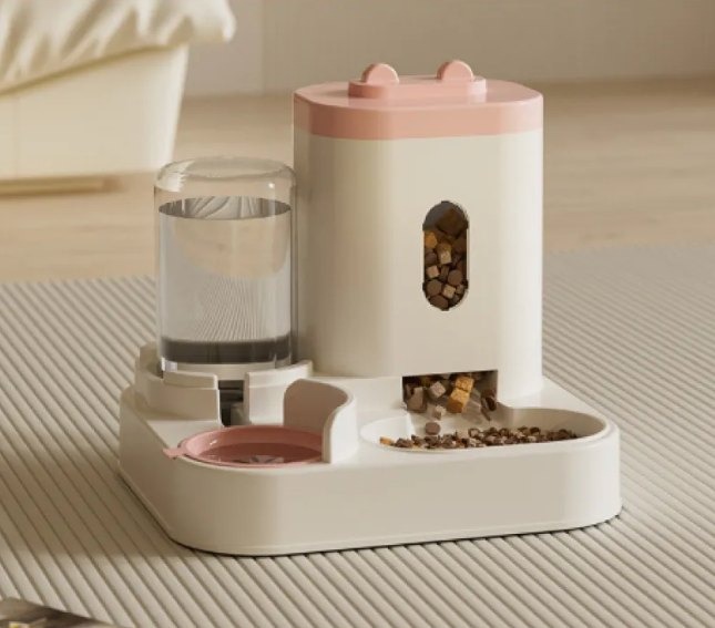 Automatic Pet Feeder and Water Dispenser Bowl – For Cats and Dogs