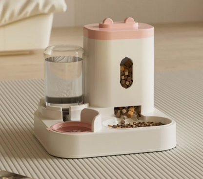 Automatic Pet Feeder and Water Dispenser Bowl – For Cats and Dogs