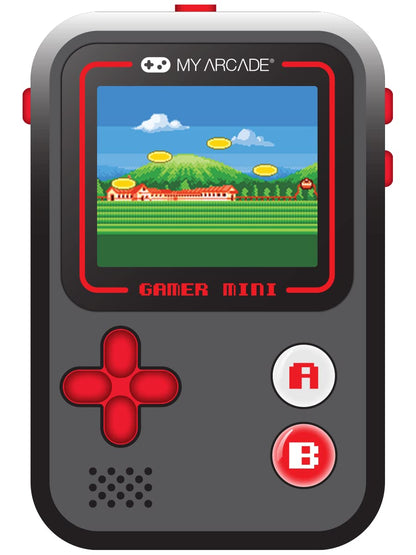 My Arcade Gamer Mini Classic-Red: Miniature Handheld Gaming System Packed with 160 Games 1.8 Color Display (DGUN-3925) Small