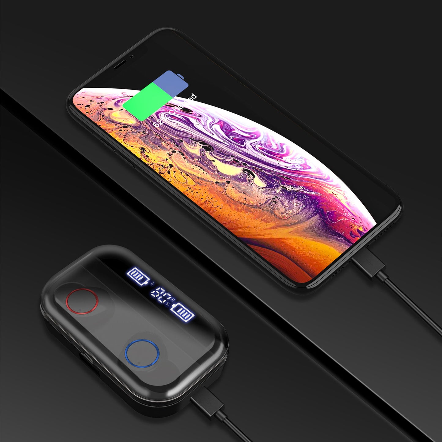 Wireless Bluetooth Earbuds with Deep Bass for Gaming