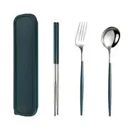 3-Piece Portable Stainless Steel Utensil Set