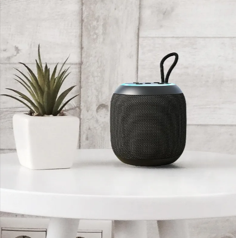 Portable Bass Bluetooth Speaker – 10–20W, 24hr, Waterproof, NFC, USB/BT/AUX/Card, 105mm