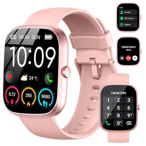 Smart Watch for Women (Answer/Make Call) 1.91" HD Smartwatch Fitness Activity Tracker 112+Sports Step Counter Fitness Watch Calories/Heart Rate/Spo2/Sleep Monitor IP68 Waterproof for Android iOS