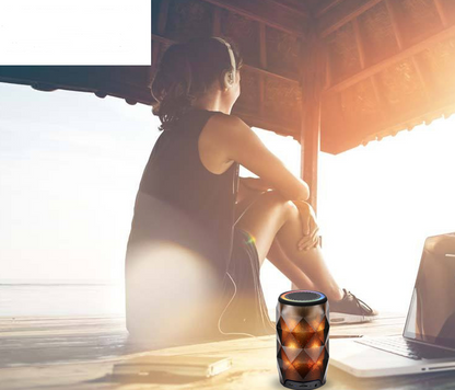 Crystal Soda Can Color Lamp Bluetooth Speaker, Portable