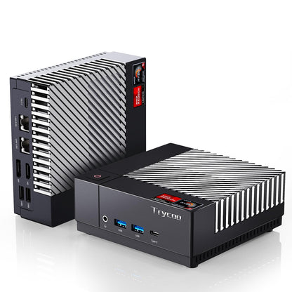 Trycoo HA-3 Mini PCAMD Ryzen 5 5500U Processor(4.0Ghz)16GB RAM 512GB SSDWindows 11 Pro Mini Desktop Computer4K@60Hz Output HD 2.0/Type-C (2024 Version AMD Ryzen 5 5500U 16GB RAM 512GB SSD)