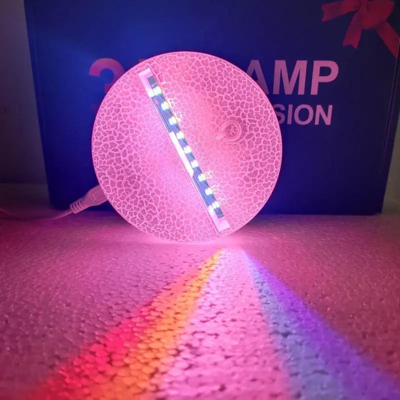 3D Butterfly Illusion Night Light with Touch Control
