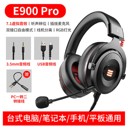EKSA Wired Gaming Headset with 7.1 Surround Sound