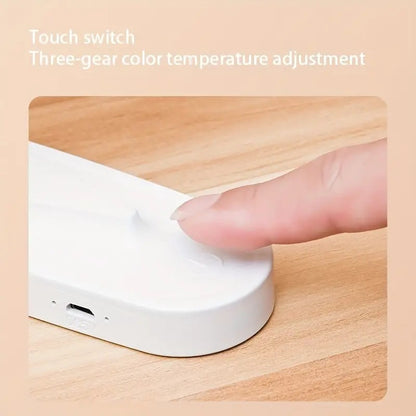 Portable Folding LED Desk Lamp with Dimmable Light