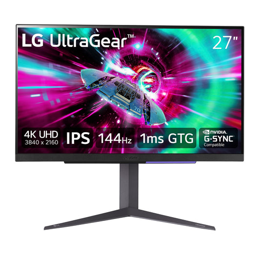 LG UltraGear 27" 4K UHD Gaming Monitor | 144Hz | 1ms | G-SYNC | FreeSync | HDR400 | HDMI 2.1