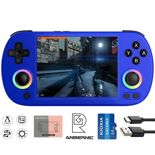 ANBERNIC RG40XX H Handheld Retro Game Console | 4" IPS | 64G | WiFi | Bluetooth | HDMI