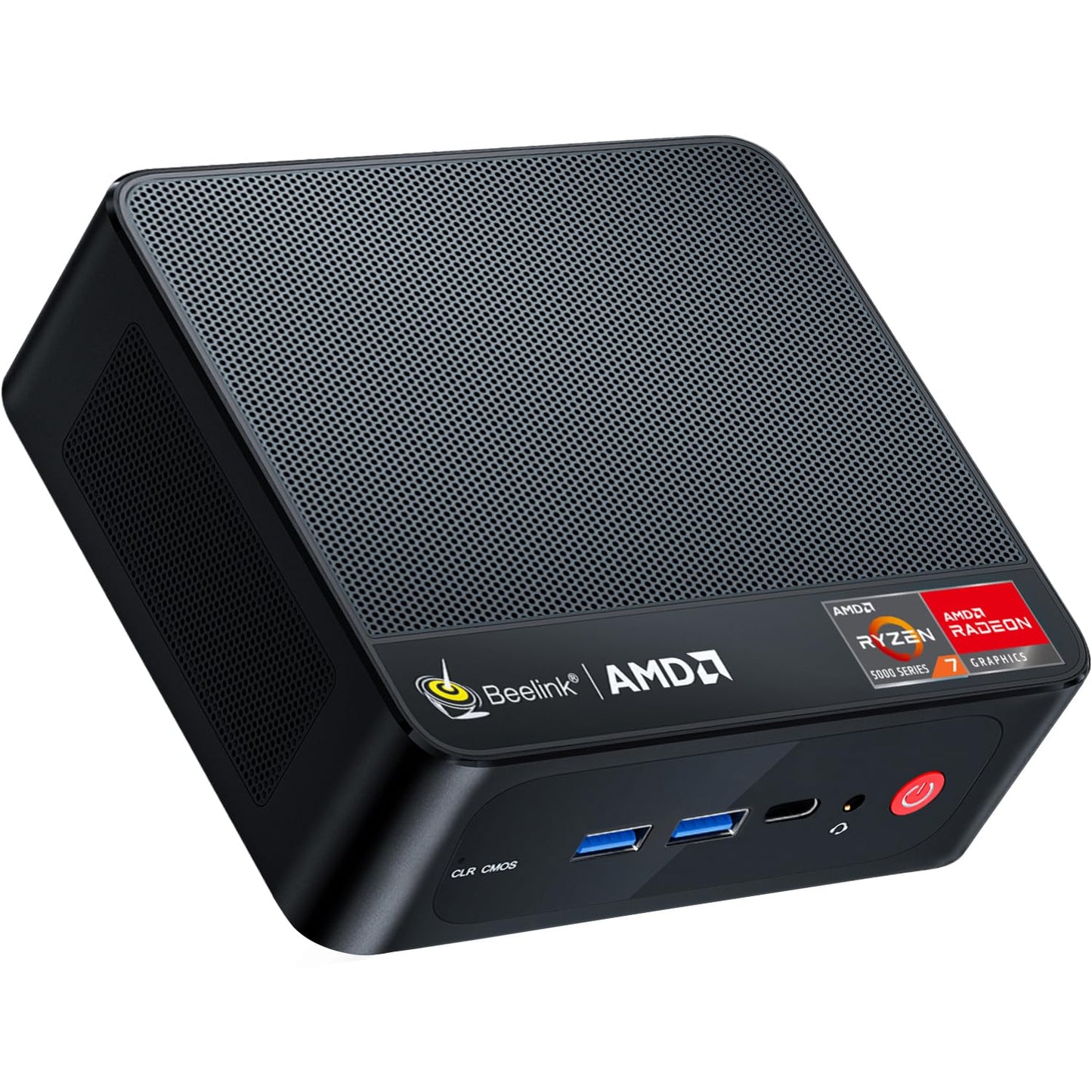 Beelink SER5 PRO Mini PCAMD Ryzen 7 5850U(up to 4.4 GHz8C/16T)Mini Computer with 32GB DDR4/500GB NVMe SSDSupport Triple Screen Display(HDMI+DP+Type-C)WiFi6BT5.2Type-CGigabit LAN