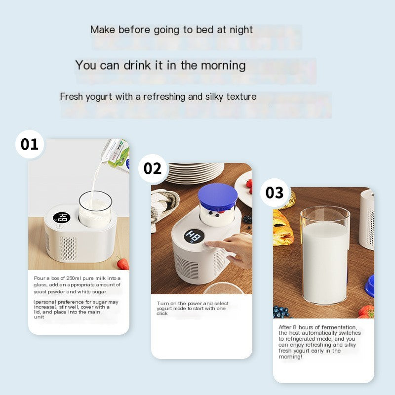 Smart Digital Yogurt Maker for Home and Portable Use