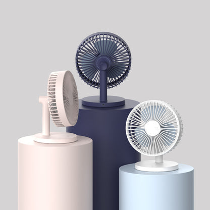 USB Rechargeable Desktop Fan with 3 Speed Settings