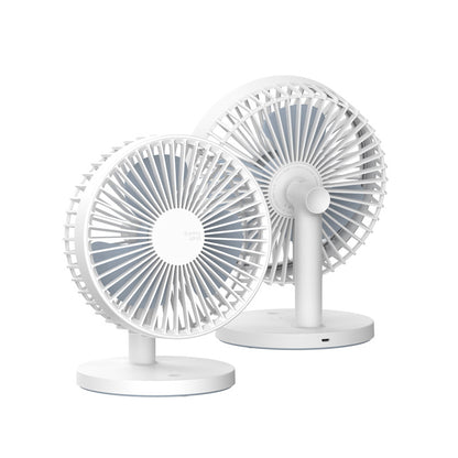 USB Rechargeable Desktop Fan with 3 Speed Settings