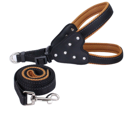 Rhinestone Reflective Pet Traction Sleeve