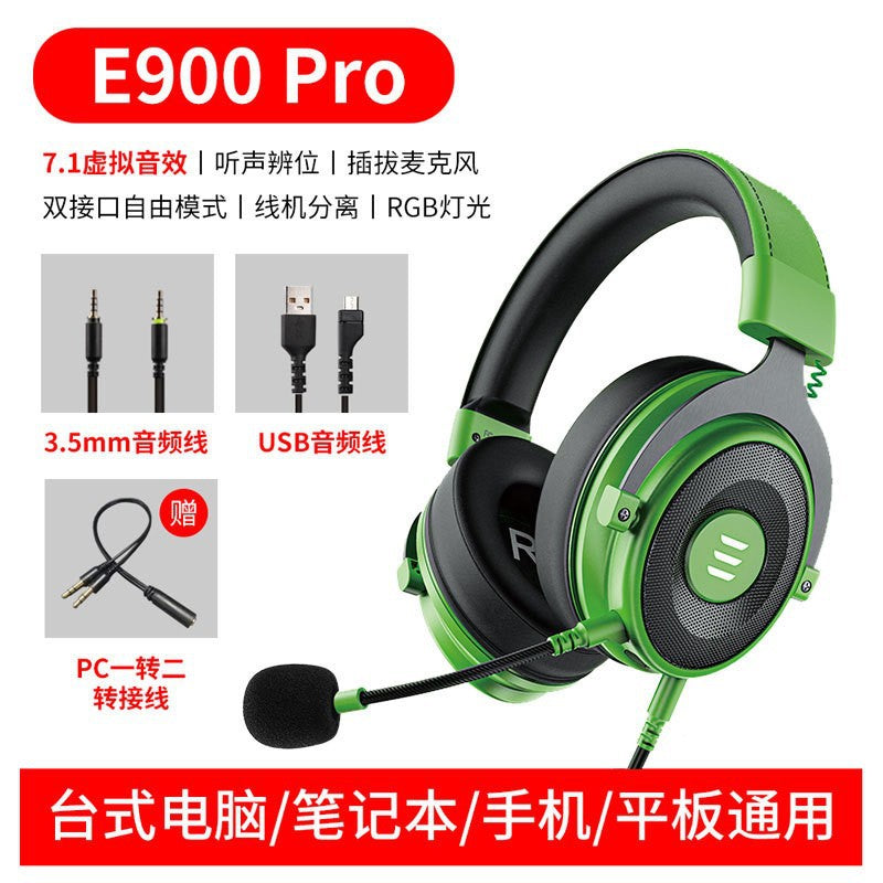 EKSA Wired Gaming Headset with 7.1 Surround Sound