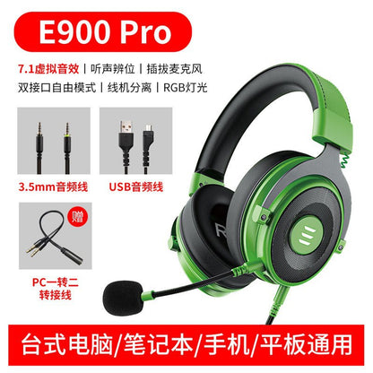 EKSA Wired Gaming Headset with 7.1 Surround Sound