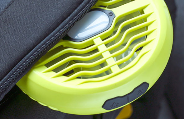 Mini Rechargeable Fan with LED Light