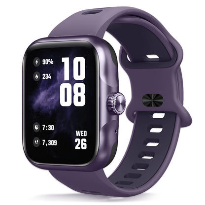 Smart Watch for Men Women (Built-in GPS) Bluetooth Call Smartwatches AMOLED Display Fitness Tracker with 3ATM Waterproof Pedometer/Calories/Heart Rate/Sleep Monitor for iOS & Android