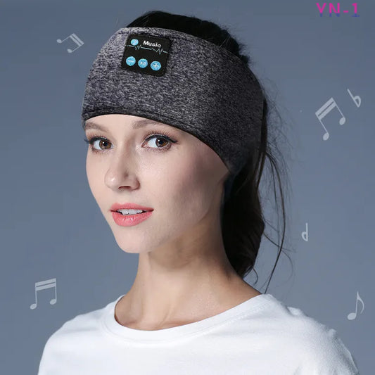 Bluetooth Sleep & Sports Headband – BT 5.0, 10hr Playtime, 32mm Speakers, 6 Colors