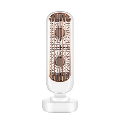 New Double Leaf USB Charging Tower Fan for Office
