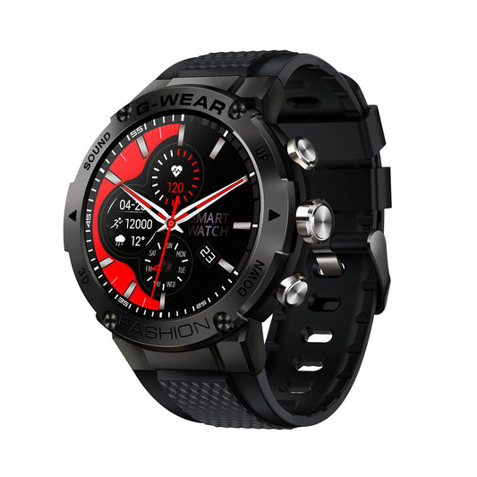 SEDSEY Military Smart Watch for Men Text&Call 1.32 AMOLED Fitness Tracker Watch Multi Sports Modes/Blood Pressure/SpO2/Heart Rate Monitor/IP68 Waterproof Outdoors Sport Smartwatch for Android iOS