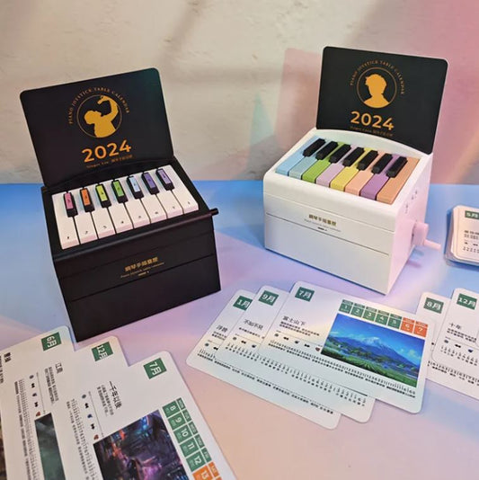 Hand-Cranked Electronic Piano – Adjustable Volume, 29+ Style Variants, Portable Music Maker