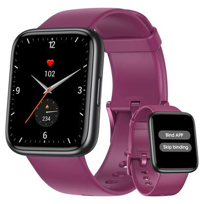 Pautios Smart Watch Fitness Tracker with Heart Rate SpO2 and Sleep Monitor 44mm Swimming Waterproof Watch Fitness Watches for Women Men Step Tracker Smartwatch Compatible with iOS Android Phones