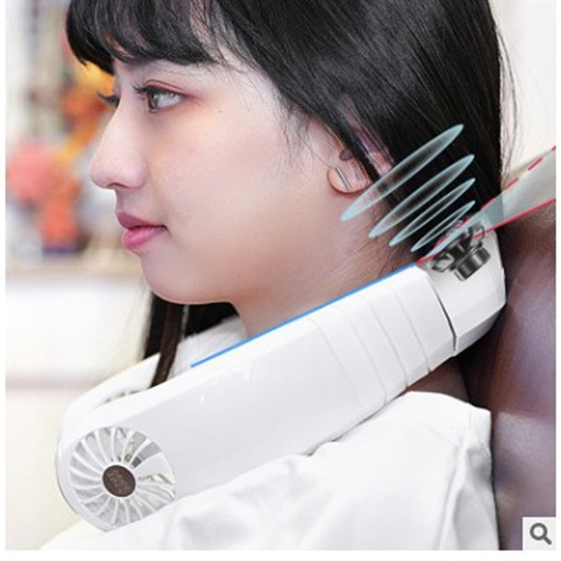 Portable Bluetooth Speaker Fan with Neck Strap