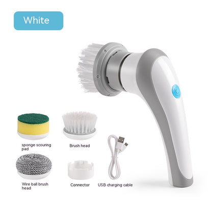 Portable 4-in-1 Electric Cordless Cleaning Brush
