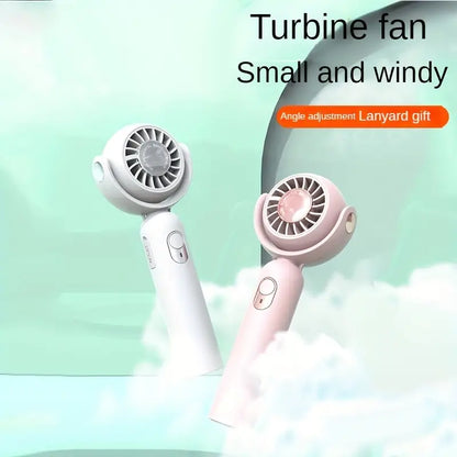 Portable Mini Hand Fan with Rechargeable USB Battery