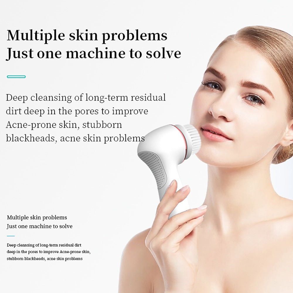 New Silicone Electric Facial Brush for Deep Cleaning
