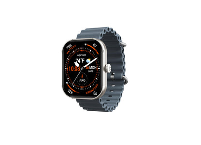 3Plus MEGA Smartwatch with 2.02" AMOLED Screen for Women& Men/Answer & Make Calls/Sleep Monitoring/Heart Rate/SpO2/100+ Workout Modes/Quick Reply/Women& Men/iOS and Android